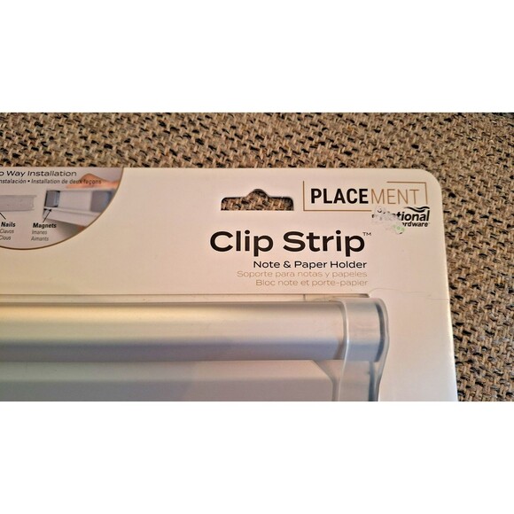 National Hardware 12" Clip Strip, Aluminum‎  (N260-136)  V2564 - Picture 2 of 4